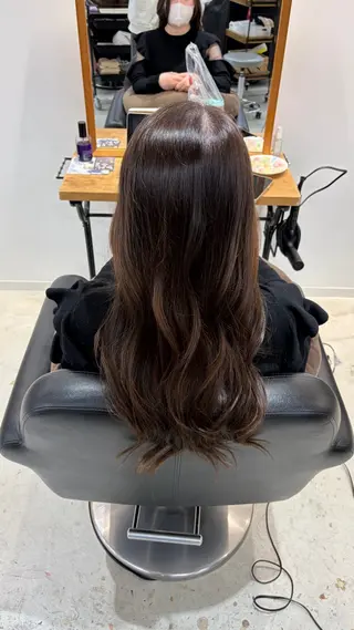 ロング カラー ここね/透明感 カラー/ナチュラルのヘアスタイル