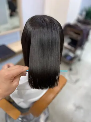 ミディアム route 【ルート】所属・髪質改善/堀江 ケアカラーtoshiのヘアスタイル