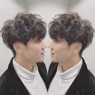 ショート カラー メンズ 重政 和樹のヘアスタイル