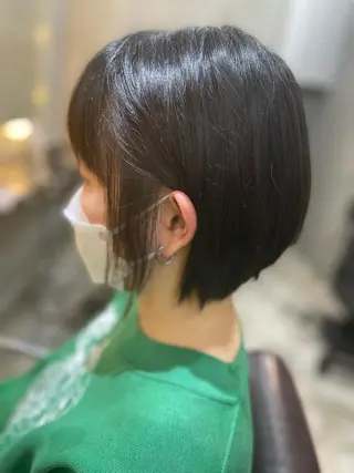 ショート 岡田 駿也のヘアスタイル