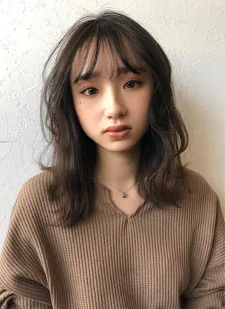 セミロング 遠藤 和美のヘアスタイル