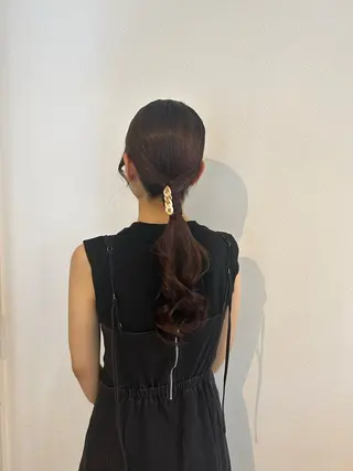 ロング ヘアアレンジ ヒナリ/まつ毛パーマ 無料モデル募集中☆彡のマツエク・マツパデザイン