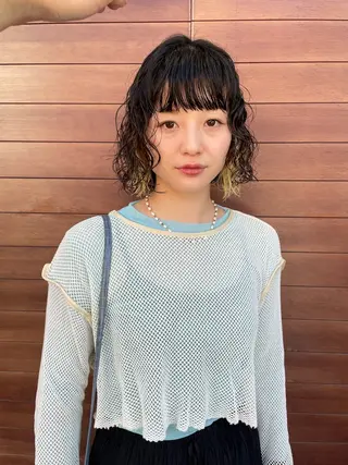ショート カラー パーマ/パーマ落とし 【Kouta】のヘアスタイル