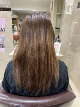 セミロング 縮毛・酸性ストレート 特化のヘアスタイル