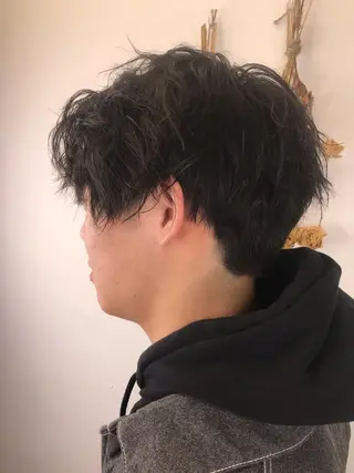 パーマ メンズ メンズサロン アソビ元町のヘアスタイル