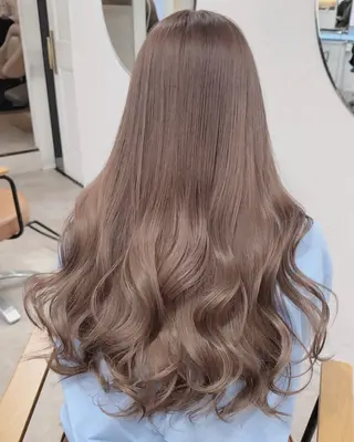 ロング カラー 新宿/ベージュ/ 透明感カラー/タクマのヘアスタイル