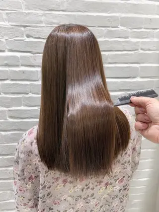 セミロング brace 小笹花純のヘアスタイル