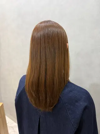 ロング カラー 透明感カラー/パーマ 🌀アオノのヘアスタイル