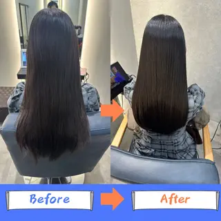 ロング 💎ReFaで作る 髪質改善💎のヘアスタイル