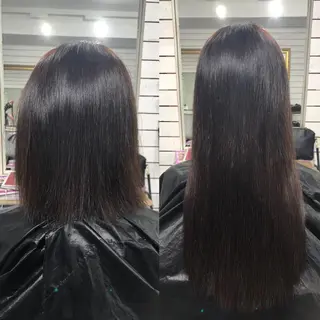 ロング カラー 🧡艶髪ちゅるん髪 🫧🧡YUKI❄️のヘアスタイル