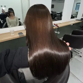 ロング カラー 赤みゼロ/透明感 カラー🌿KANTAのヘアスタイル