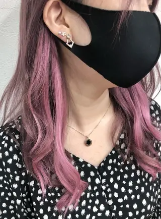 カラー ダブルスキルエクステ /羽エクステ白石宇由のヘアスタイル