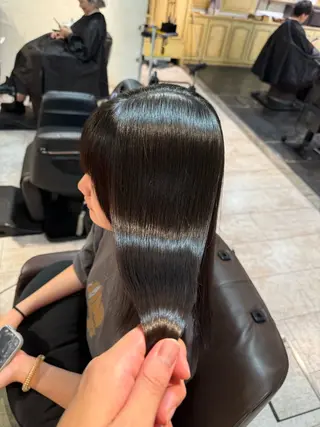 ロング 髪質改善/縮毛矯正 砂原一博のヘアスタイル