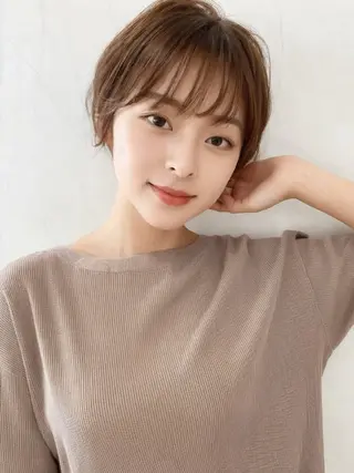 ショート カラー 【店長】韓国ヘア/ 美髪ケア 野沢綾馬のヘアスタイル