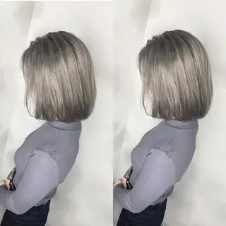 カラー タニ ユウのヘアスタイル