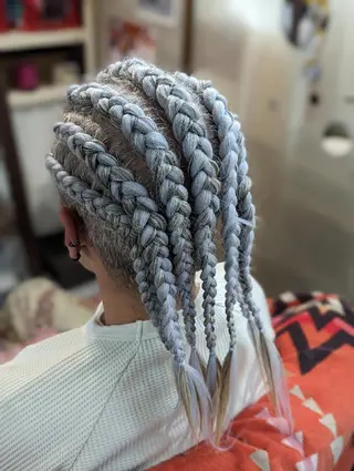 セミロング ヘアアレンジ キッズ scamp ★のヘアスタイル