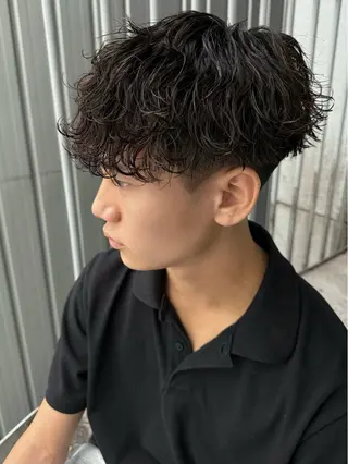 パーマ メンズ LICO HAIR＆RELAXATION 名駅店所属・メンズ特化美容師/ パーマ/波巻き/陸翔のヘアスタイル