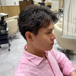 ショート パーマ メンズ 村上翼/ハンサム ショート/パーマのヘアスタイル