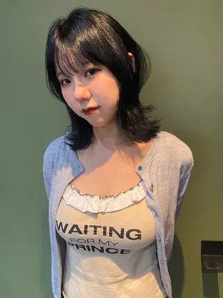 ミディアム カラー mai / linoah˚✧のヘアスタイル