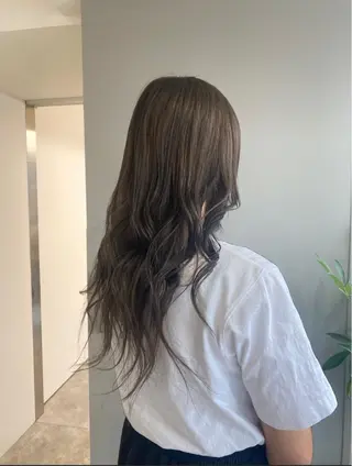 セミロング カラー ヘアアレンジ ボブ /ニュアンス/ satomi🧸💖のヘアスタイル