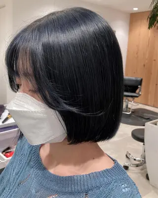 ショート カラー スキバサミを使わない カット🌼唯🌼のヘアスタイル