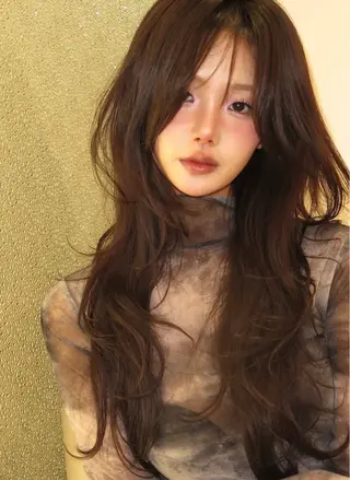 ロング カラー miuru/韓国ヘア /レイヤーカットのヘアスタイル