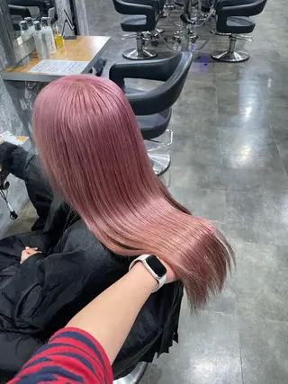 ロング カラー ハイトーン 横浜💞ミオのヘアスタイル