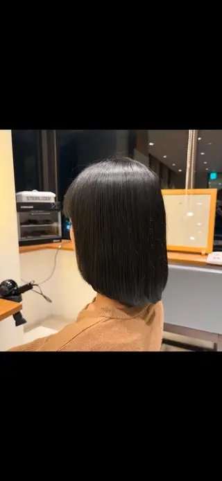 ミディアム 森田 玲央のヘアスタイル
