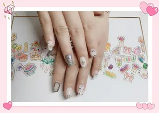 ネイル ラベンダー💖日暮里 ルル💖ネイルのネイルデザイン