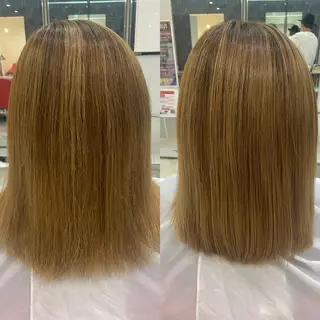 ミディアム ハイライト&ブリーチ 💇🏼‍♀MAHOのヘアスタイル