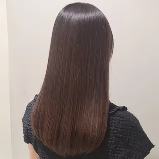 セミロング カットモデル/ セット/宮里心香のヘアスタイル