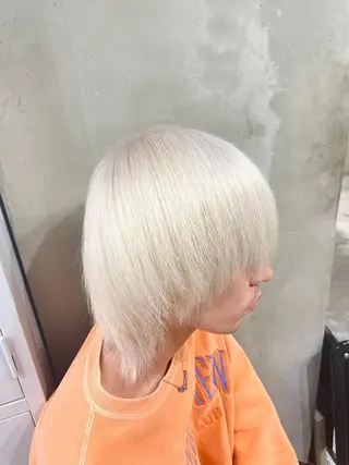 ショート カラー 渋谷🎨ブリーチ特化 ×エクステ🎨レンのヘアスタイル