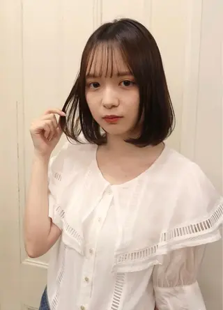 ミディアム Ebihara Satomiのヘアスタイル