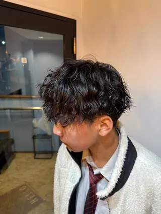 パーマ メンズ メンズ特化/ショート /ツイスパ/結希のヘアスタイル