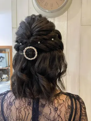 ミディアム ヘアアレンジ ALLEN hair /まなのヘアスタイル