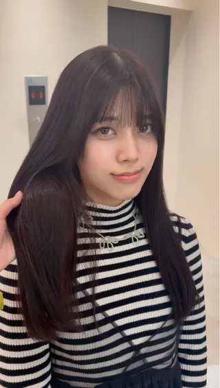 ロング 銀座/似合わせカット /縮毛矯正/うーのヘアスタイル