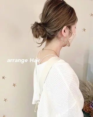 ミディアム カラー 市川 千夏のヘアスタイル