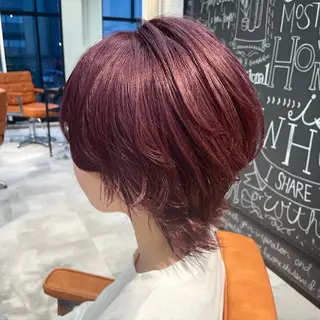 ショート カラー 久保田 千尋のヘアスタイル