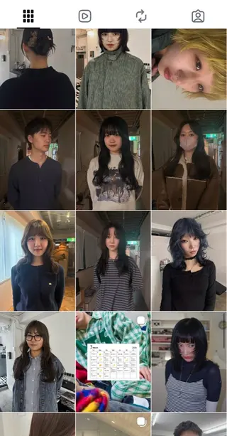 ミディアム カラー オト/レイヤー/ Wカラー/メンズのヘアスタイル