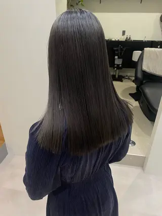セミロング カラー 💛🤍U too e’s /店長🧸のヘアスタイル