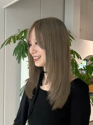 セミロング カラー 明瀬 咲良🩰 ヘアセットのヘアスタイル