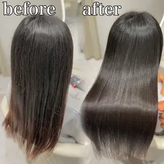 ロング 🎖️初回完結型髪質 改善/縮毛矯正 友石のヘアスタイル
