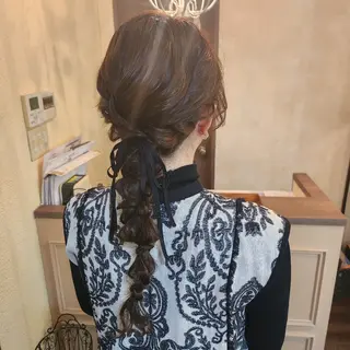 ヘアアレンジ 田井中 悠紀のヘアスタイル
