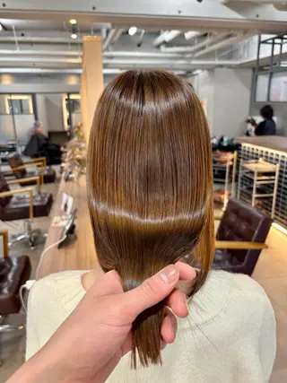 ミディアム 💎艶髪／美髪特化 世麗💎のヘアスタイル