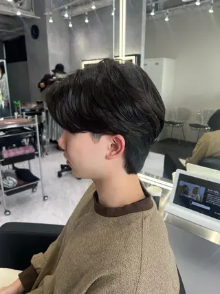 パーマ メンズ SALOWIN栄 高須大貴のヘアスタイル