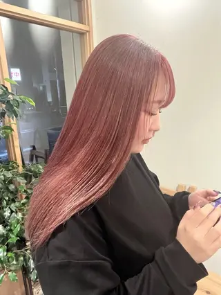 ロング カラー LUXIEL みづきのヘアスタイル