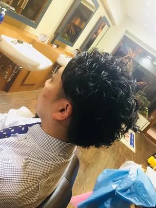 パーマ メンズ メンズカット kimotoのヘアスタイル