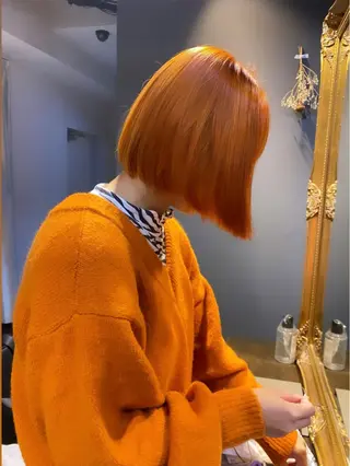 ショート カラー ハイトーン/ボブ 🎀sonokaのヘアスタイル