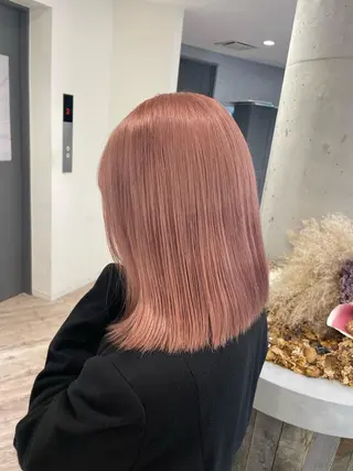 ミディアム ♡似合わせハイトーン ♡maiのヘアスタイル