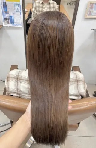 ミディアム カラー 頭皮×髪質改善 透明感カラー💎中村のヘアスタイル